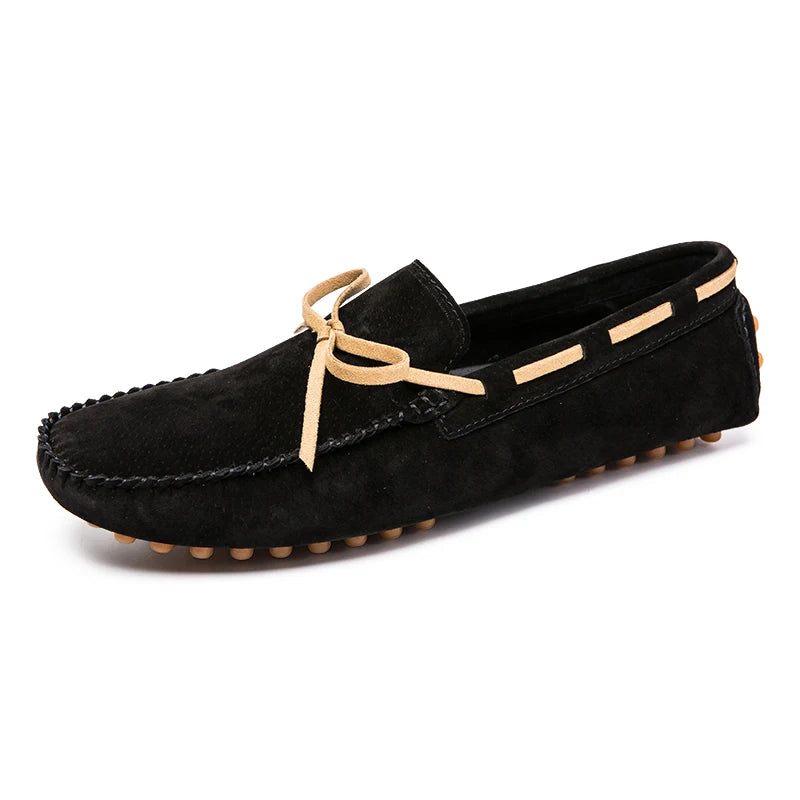 Mocassins Homme Suédé Vache Slip-On Conduite Confort Semelle Caoutchouc EU 38-47 TOGEE See – CLEVI Paris
