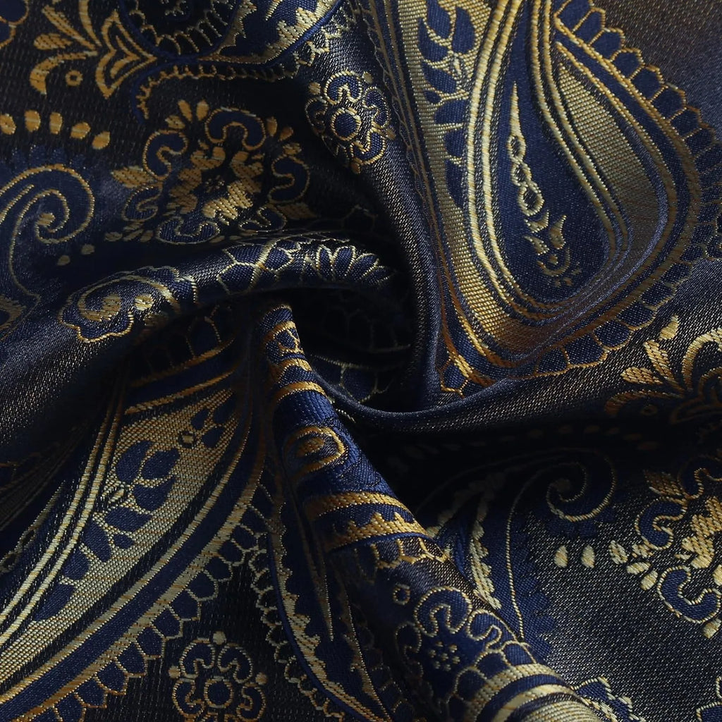 Ensemble cravate homme 4 pièces paisley – CLEVI Paris