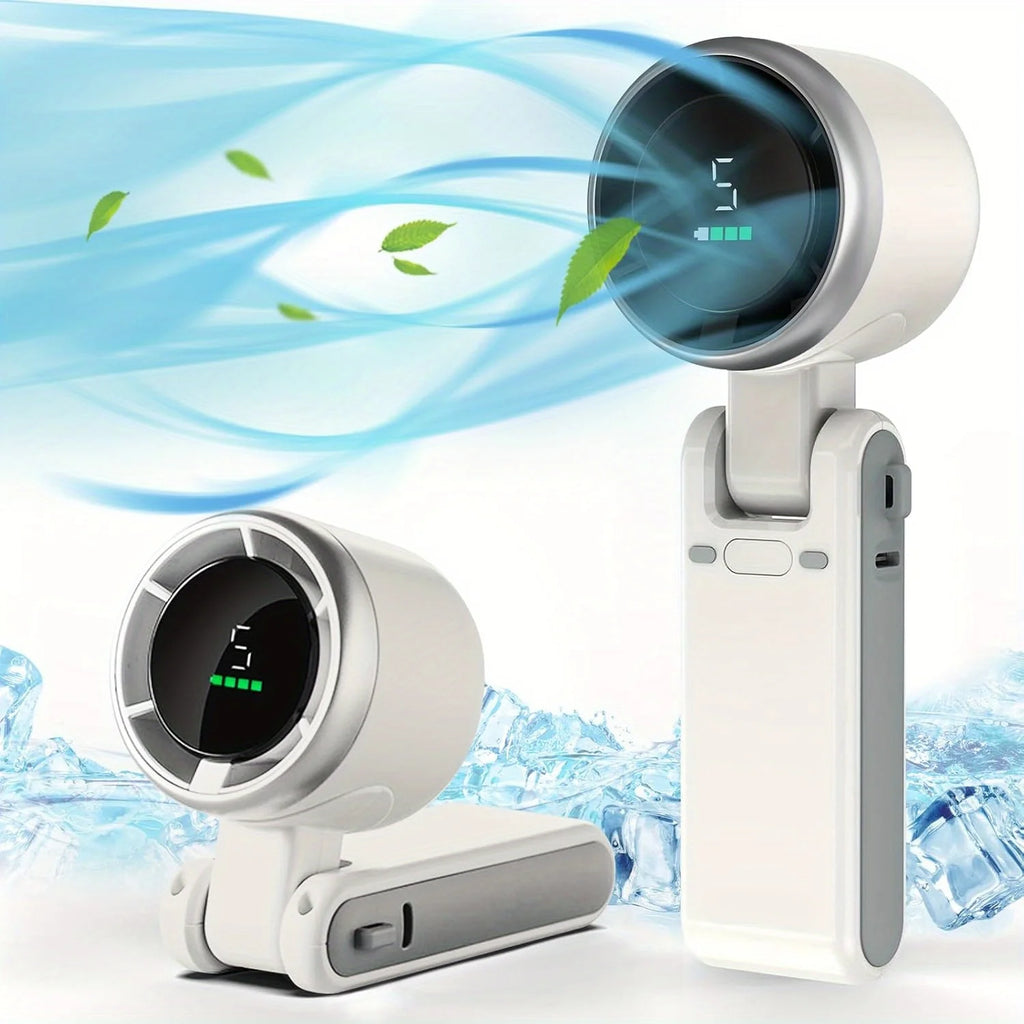 Ventilateur Portable Rechargeable 3-en-1 5 Vitesses 3600mAh — CLEVI Paris