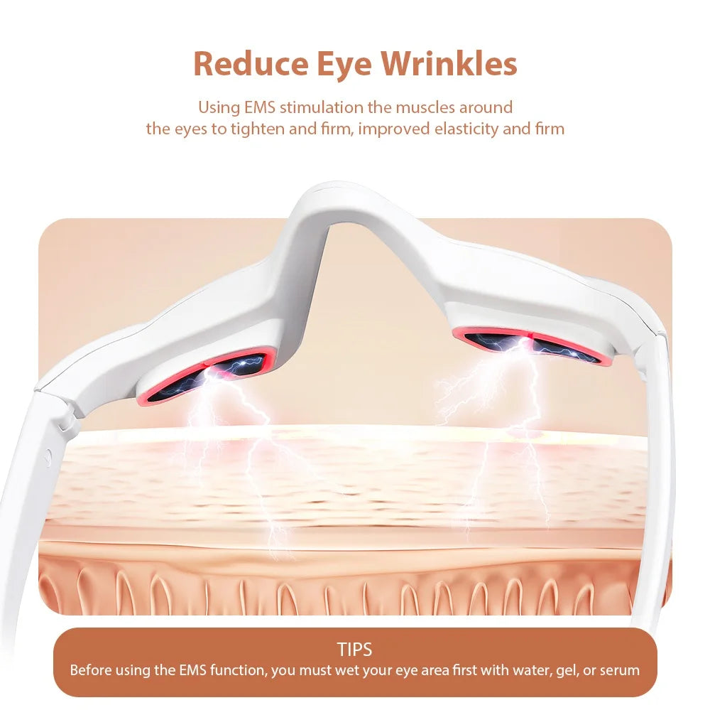Masseur Oculaire 3D EMS | Anti-Cernes, Anti-Rides & Fatigue Oculaire