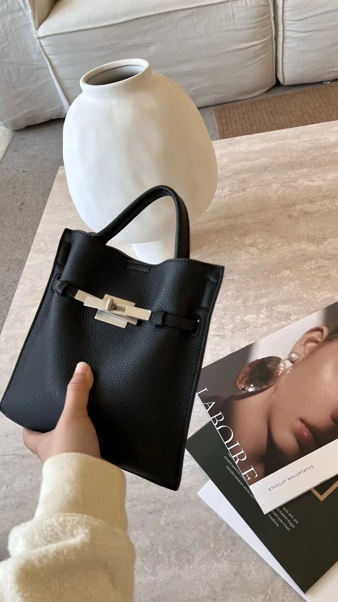 Sac Seau Femme Cuir Vachette Première Couche Style Médiéval – CLEVI Paris