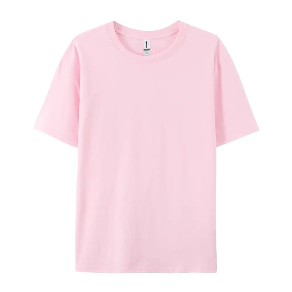 T-Shirt Unisexe Coton Col Rond Manches Courtes Coupe Loose 20 Coloris Candy Été – CLEVI Paris