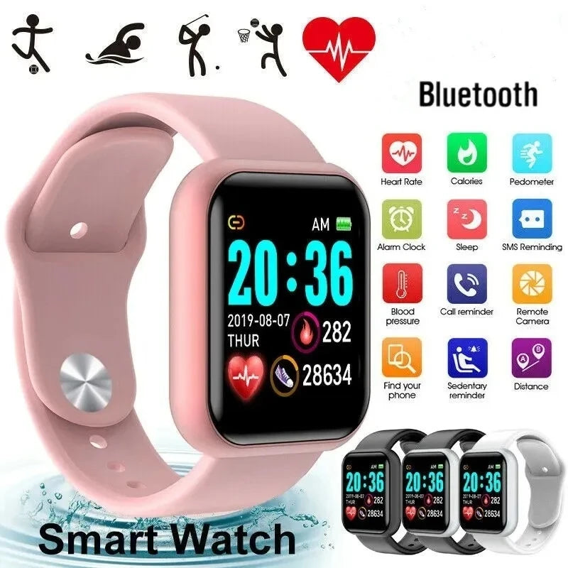 Smartwatch Connectée Sport Bracelet Silicone — CLEVI Paris