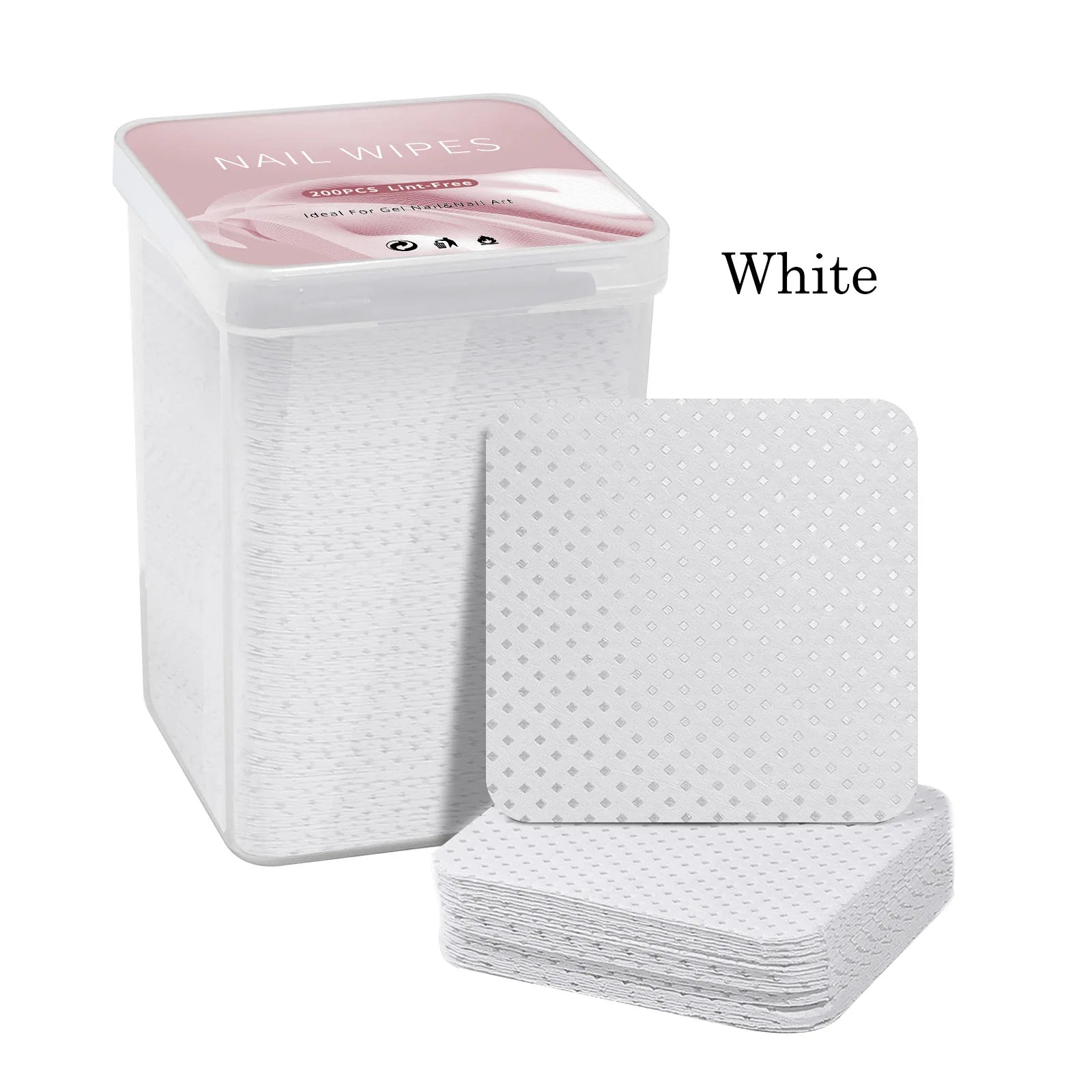Lingettes Coton Sans Peluches – Retrait Vernis & Gel UV – CLEVI Paris