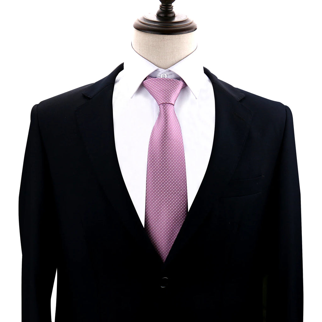 Cravate homme à pois 8 cm – CLEVI Paris