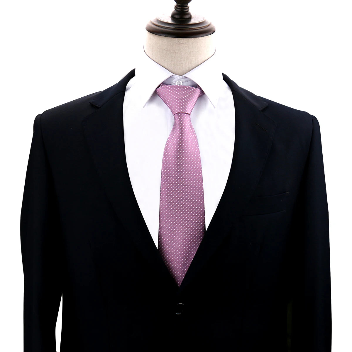 Cravate homme à pois 8 cm – CLEVI Paris
