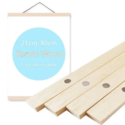 Porte-Affiche Magnétique Bois 5 Essences — CLEVI Paris