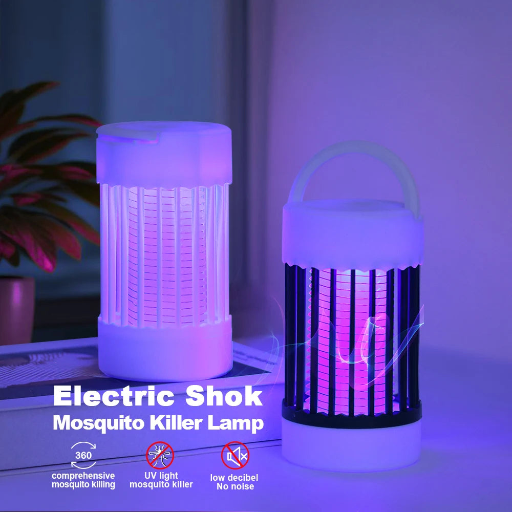 Lampe Anti-Moustiques UV Secteur ou Rechargeable Certifiée CE — CLEVI Paris