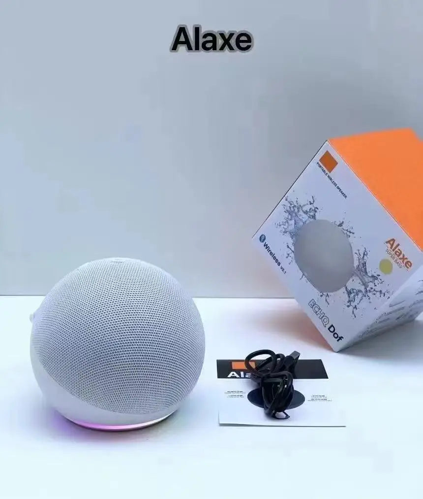 Enceinte Bluetooth Portable DGETG Alaxe — 360° Surround, IPX4, RGB, 5W, Carte TF | CLEVI Paris