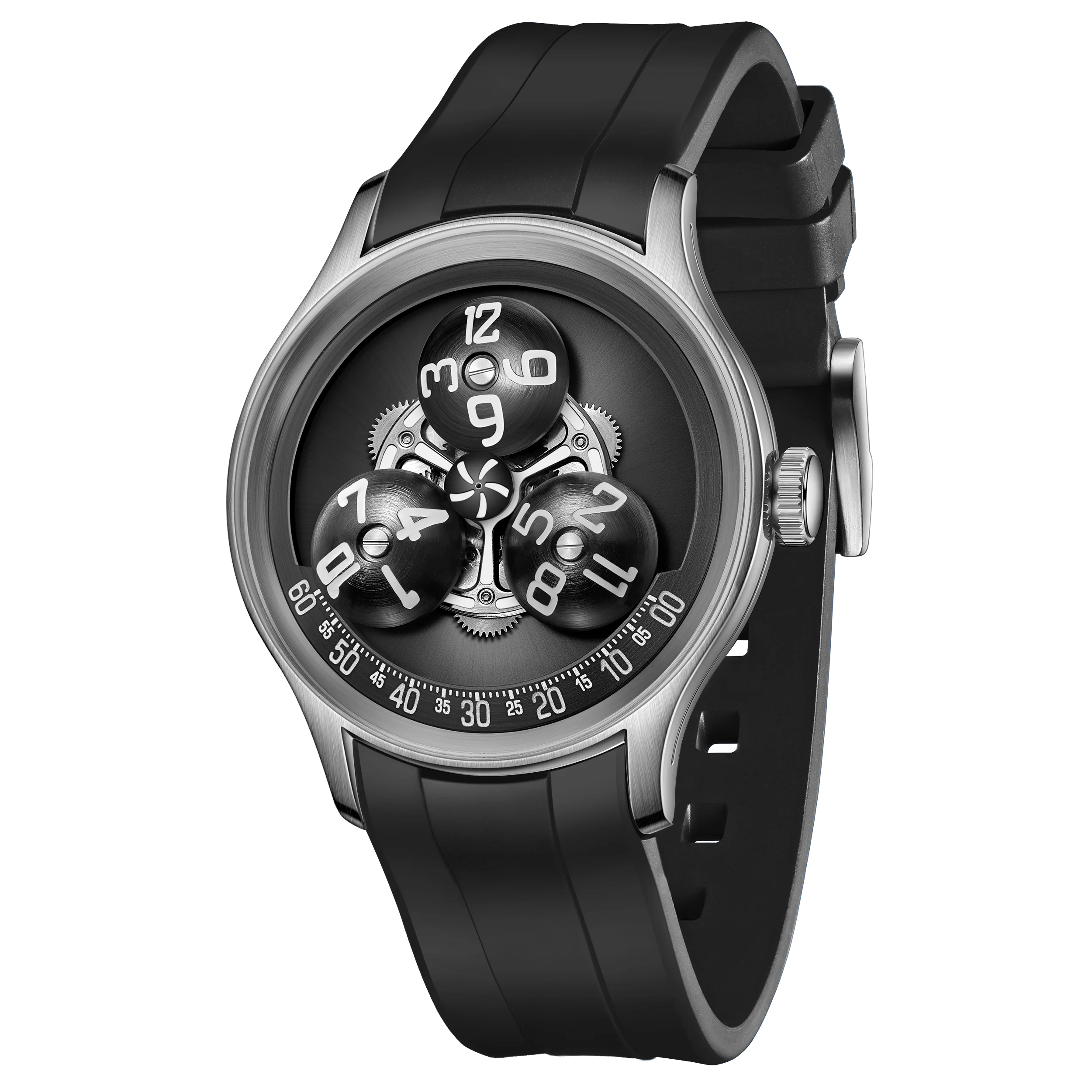 Montre Homme Automatique Trisome Étoile Planète Super Lumineux Oblvlo – CLEVI Paris