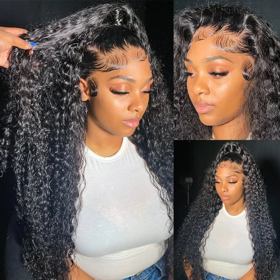 Perruque Deep Wave HD Lace Frontal Remy Naturelle Femme – CLEVI Paris
