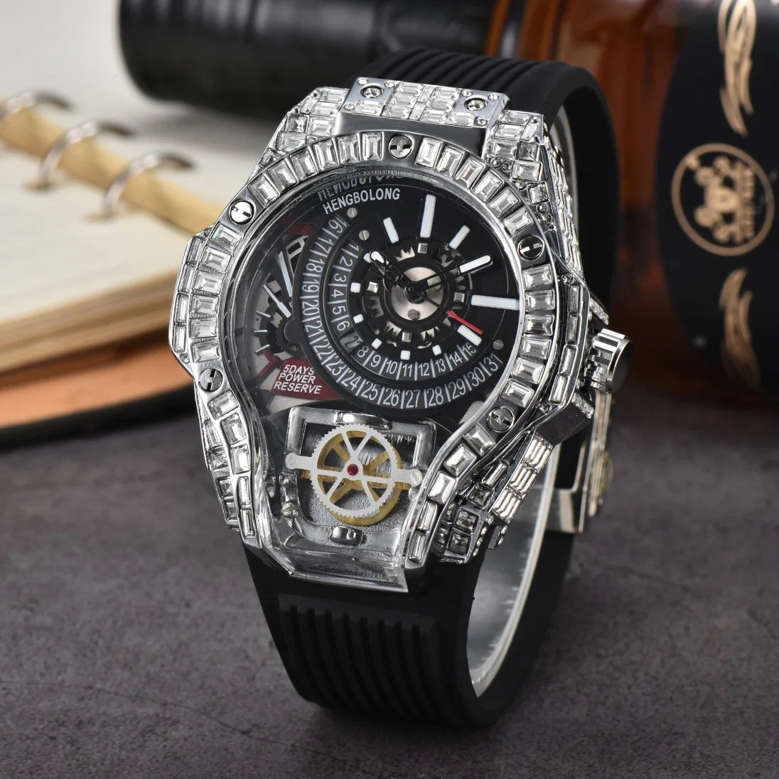STARPERISH W01 Montre Homme Automatique Japonais Acier Inox Verre Hardlex Lumineux 3 ATM 21 Coloris – CLEVI Paris