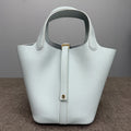 Sac Seau Cuir Togo Véritable Femme 2 Tailles Quincaillerie Or/Argent – CLEVI Paris