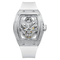 Montre BONEST GATTI BG5002 – Automatique Tonneau 45 mm, Cadran Aigle Lumineux, Verre Saphir, Bracelet Caoutchouc, Étanche 3 ATM – CLEVI Paris