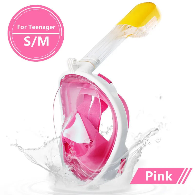 Masque de Plongée Intégral Anti-buée XIAOTREE – Snorkeling Adultes & Enfants – CLEVI Paris