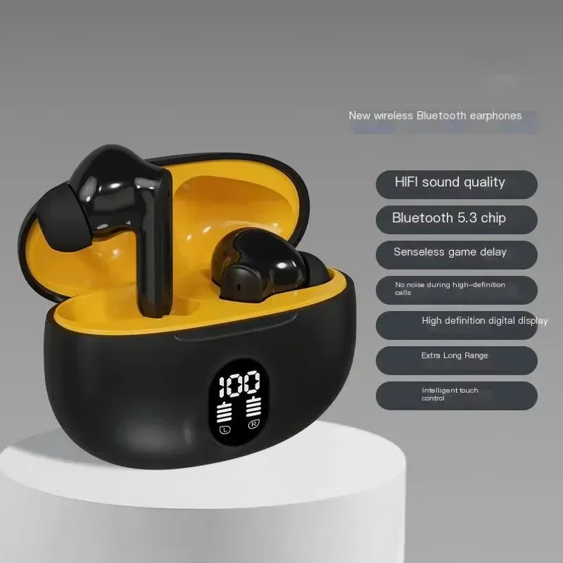 Écouteurs TWS Bluetooth 5.3 ANC NFC HiFi Micro – CLEVI Paris