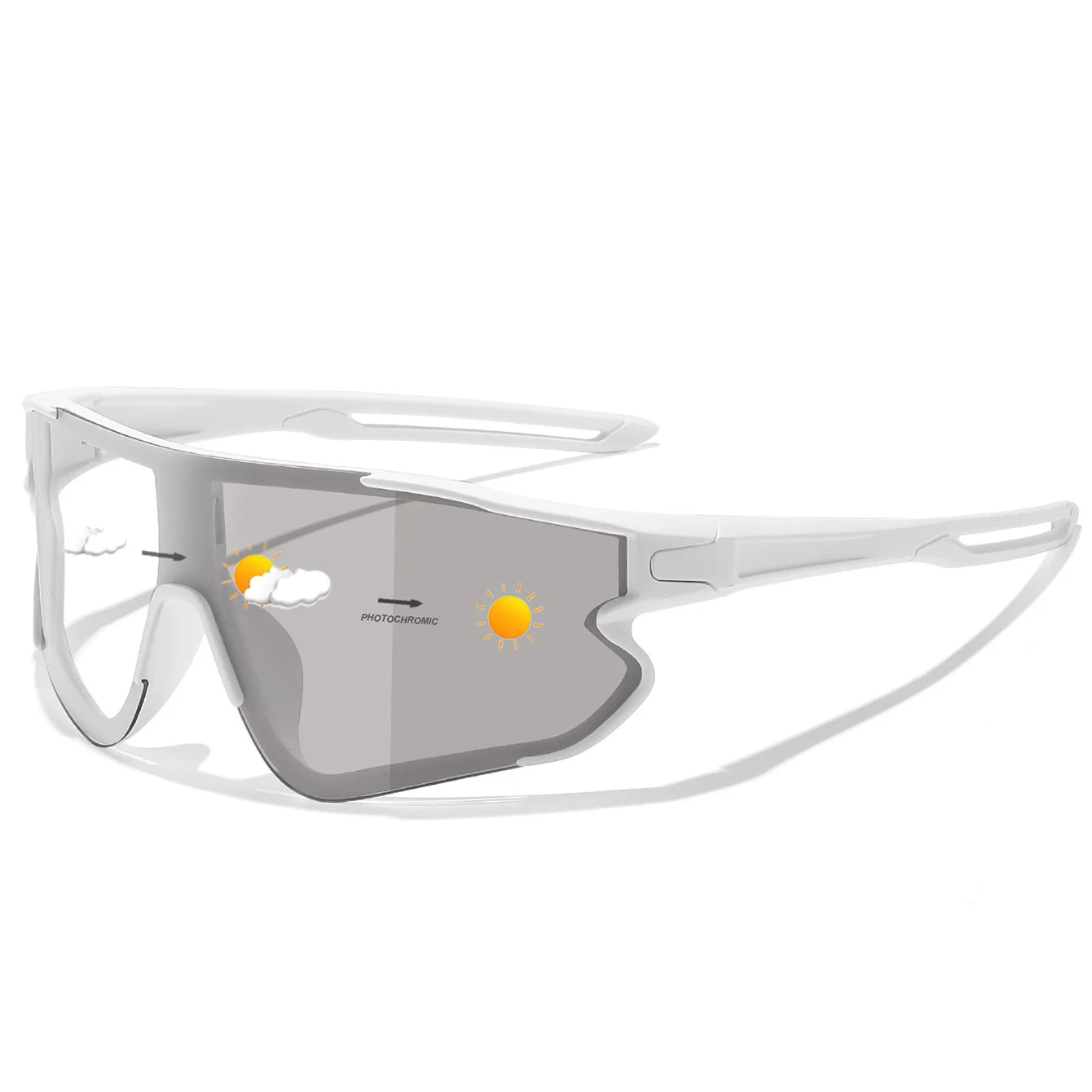 Lunettes Photochromiques Sport – Vélo VTT Running Pêche Mixte Coupe-Vent