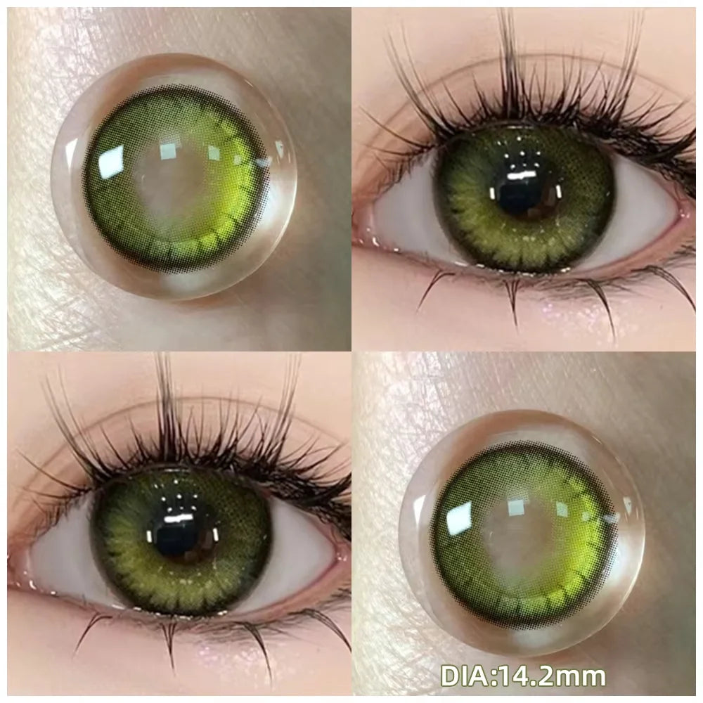 Lentilles de Couleur OVOLOOK Correctrices Myopie 9 Coloris 24 Degrés Port 6 Mois – CLEVI Paris