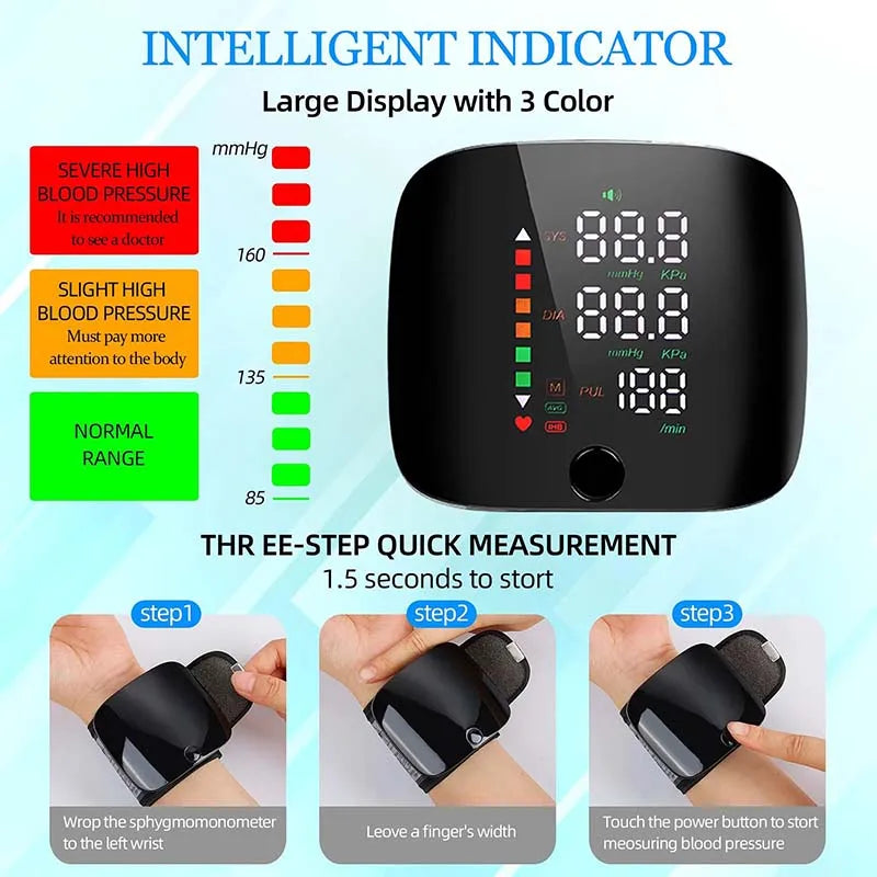 Tensiomètre Bras Tactile LED Vocal Multilingue – CLEVI Paris