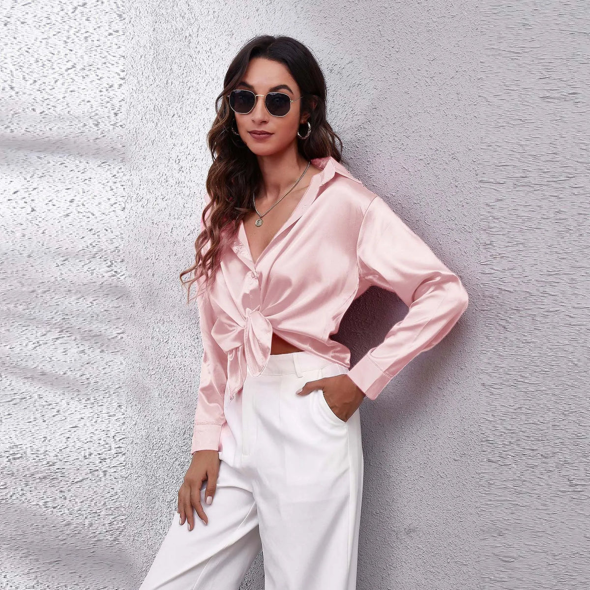 Chemise ample manches longues femme – CLEVI Paris