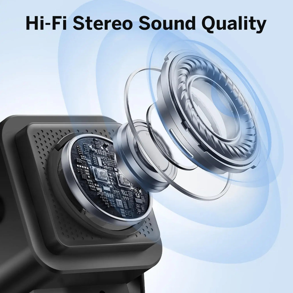 Support Téléphone 5-en-1 – Enceinte Induction HiFi, 8 LED RGB, Power Bank 5000mAh | Newmsnr