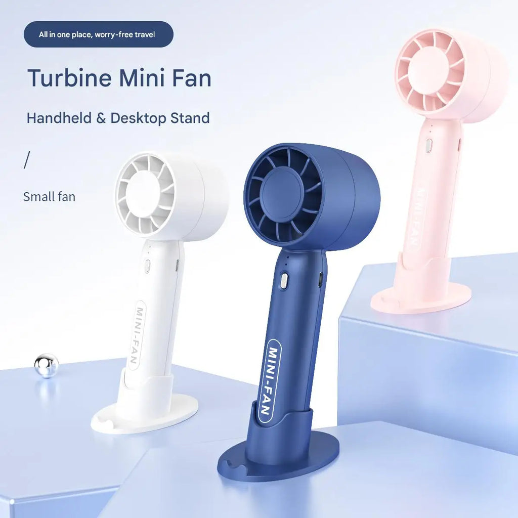 Mini Ventilateur Portable USB Seavidar T10 – Turbo Silencieux, Batterie Longue Durée, Bureau & Extérieur, 3 Coloris