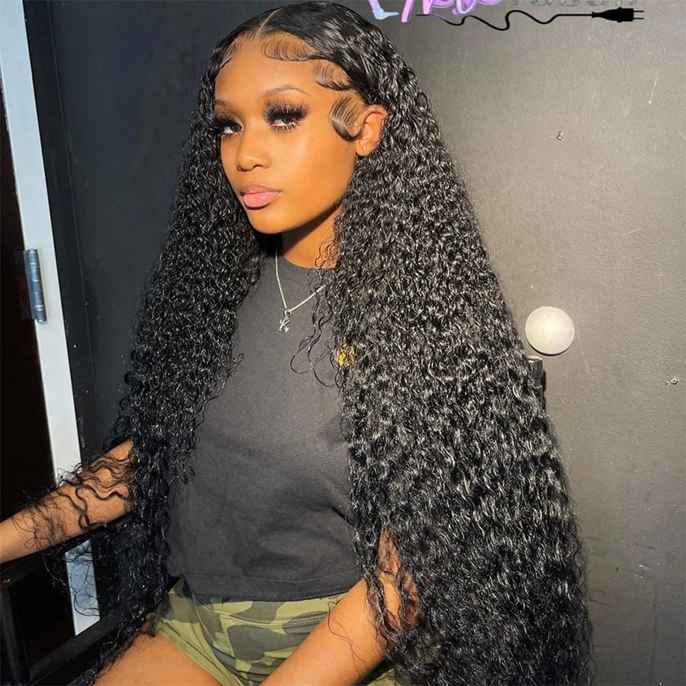 Perruque Deep Wave HD, cheveux humains – CLEVI Paris