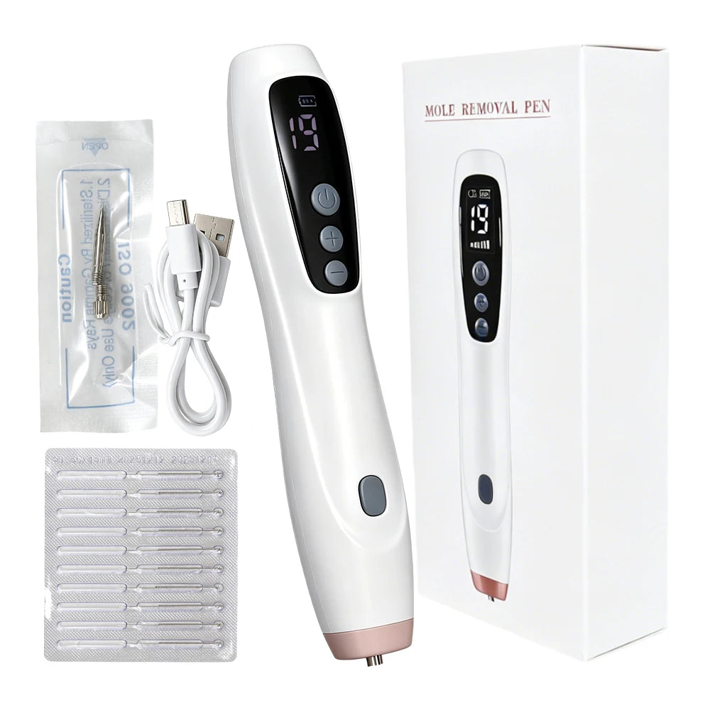 Stylo Plasma Professionnel Anti-Taches Verrues Grains de Beauté 9 Niveaux USB – CLEVI Paris