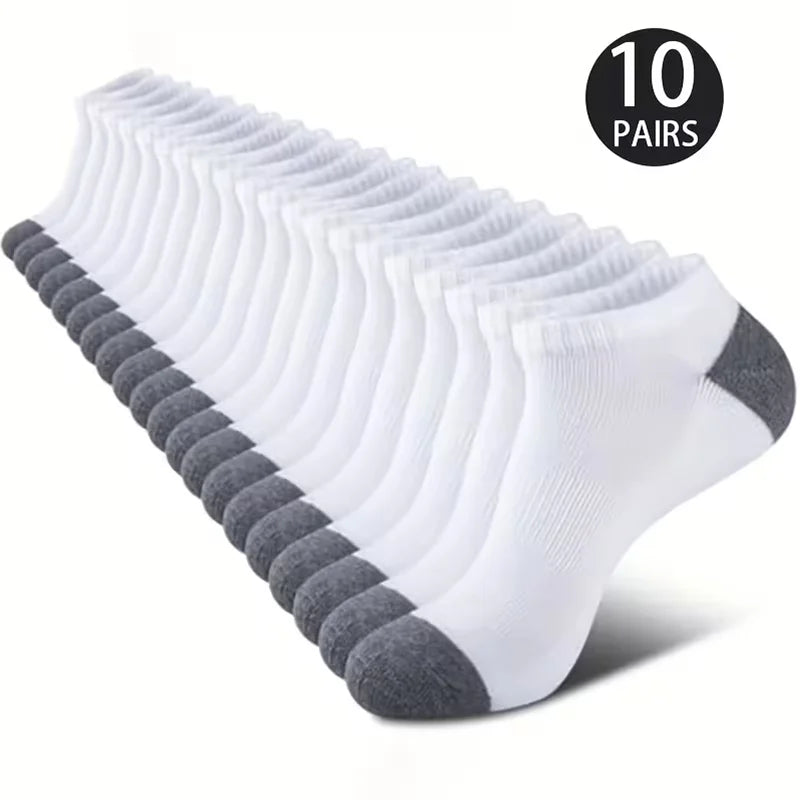 Chaussettes Basses Unisexes — Lot de 5 à 50 paires — CLEVI Paris