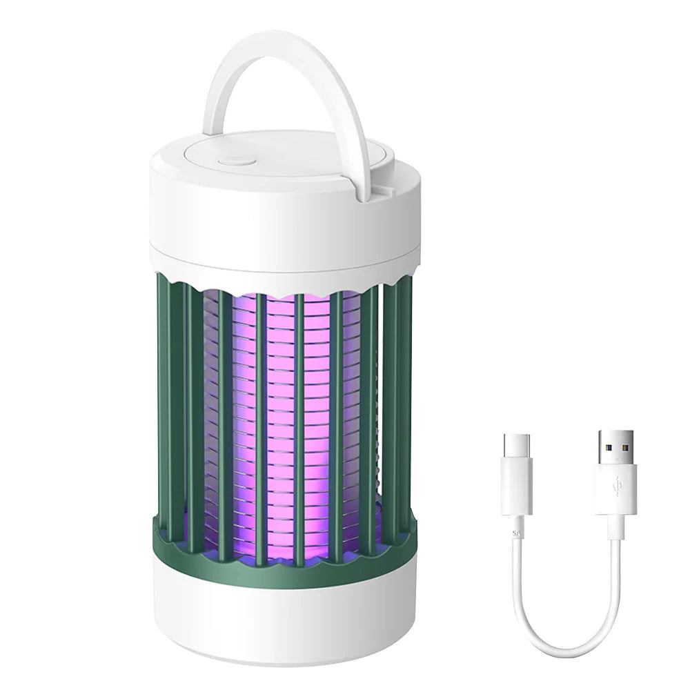 Lampe Anti-Moustiques UV 365-400nm | Rechargeable TYPE-C Veilleuse Silencieuse 35dB Camping – CLEVI Paris