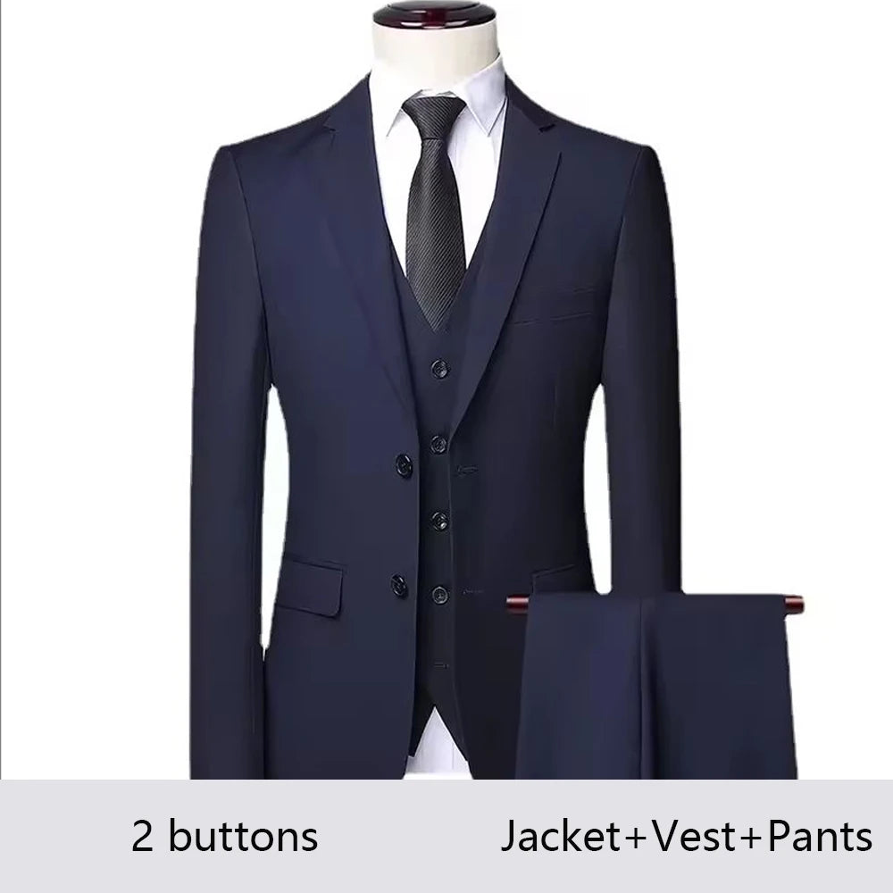 Costume Homme Élégant 2-3 Pièces Blazer Stretch Mariage – CLEVI Paris