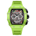 ONOLA ON6827CK Montre Homme Quartz Tonneau Bracelet Silicone Verre Hardlex Lumineux 3 ATM 4 Coloris – CLEVI Paris