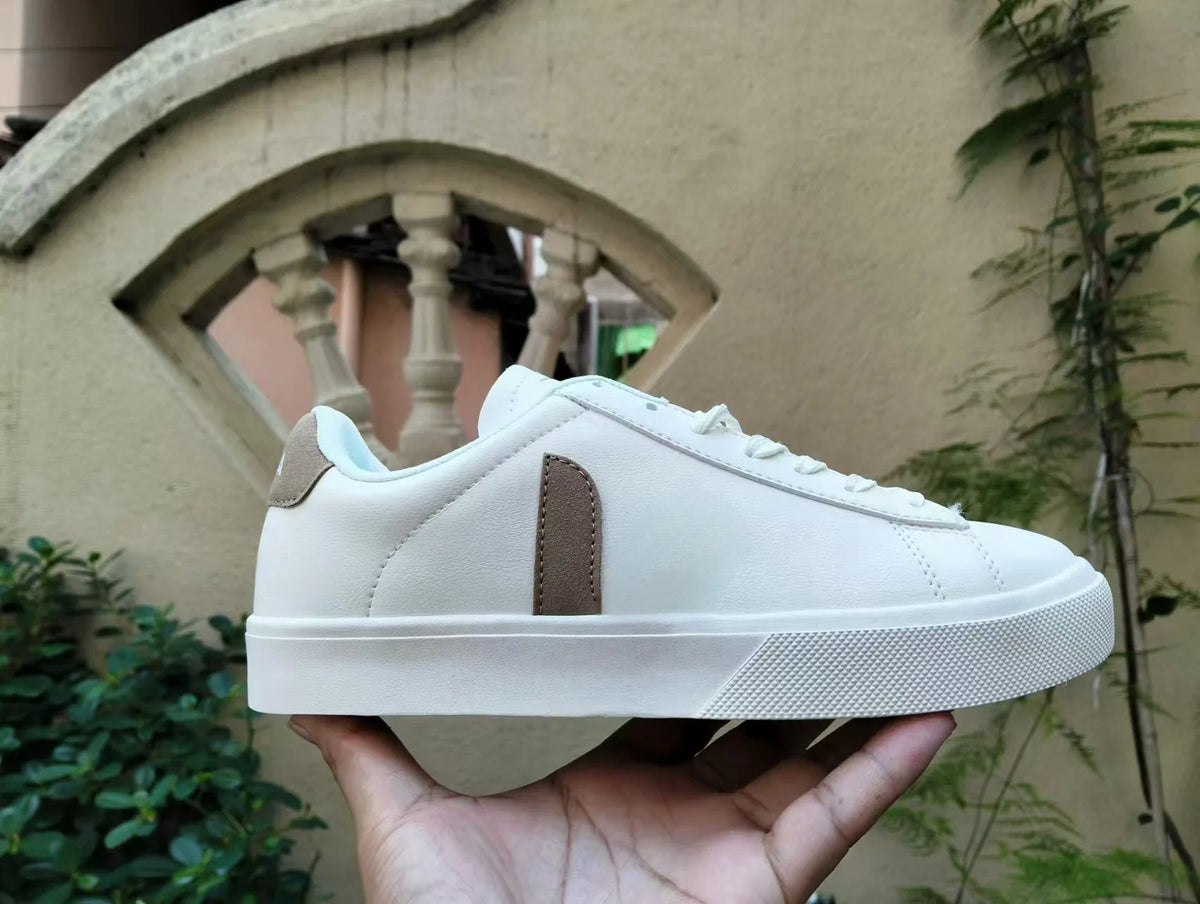 Sneakers unisexes à lacets en simili cuir – CLEVI Paris