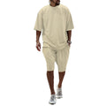Ensemble homme t-shirt ample et short à carreaux – CLEVI Paris