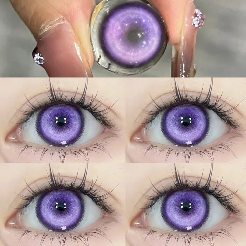 Lentilles de Contact Colorées DUOXIU | Collection Koi | Avec Correction 0 à -8.00 | 1 Paire – CLEVI Paris