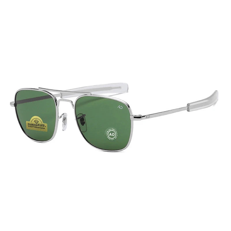 Lunettes de Soleil Pilote Unisexe Verre Trempé UV400 AO8054 – CLEVI Paris