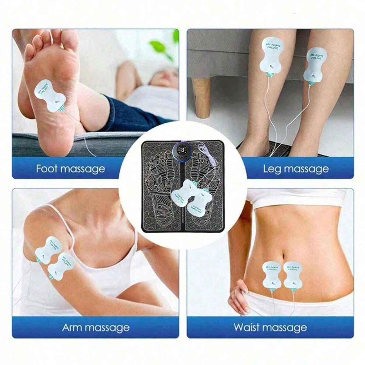 Coussin de massage portable pour pieds et mains – CLEVI Paris