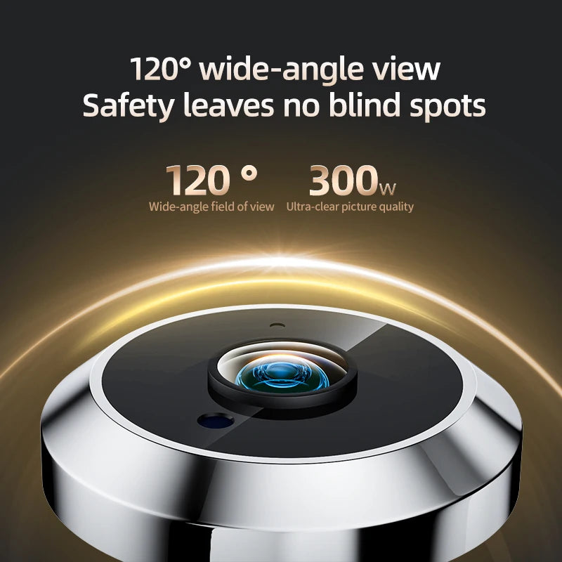 Judas Connecté WiFi 3MP Écran 4,3" – Détection Radar Humaine Vision Nocturne Batterie 5000mAh Tuya – CLEVI Paris