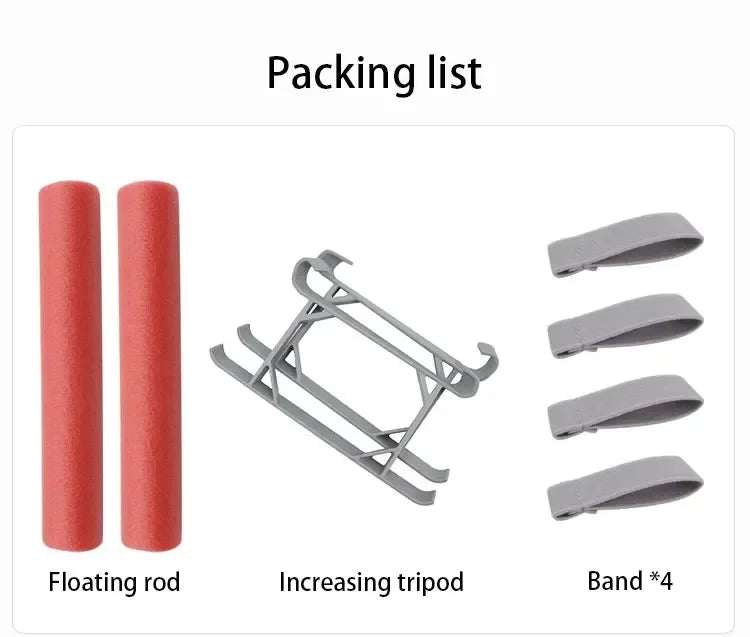 Kit Flotteurs d'Atterrissage sur Eau pour DJI Mini 3 / Mini 4 Pro – CLEVI Paris
