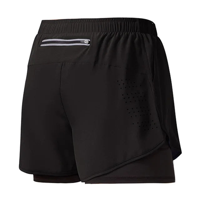 Short Running Homme Double Couche Polyester | Séchage Rapide, Fitness & Sport, 12 Coloris, Tailles S à XXL – CLEVI Paris
