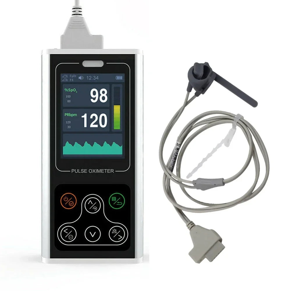 Oxymètre Portable Contec CMS60D1 Écran 2,8" SpO2 24h Sonde Adulte Enfant Néo – CLEVI Paris