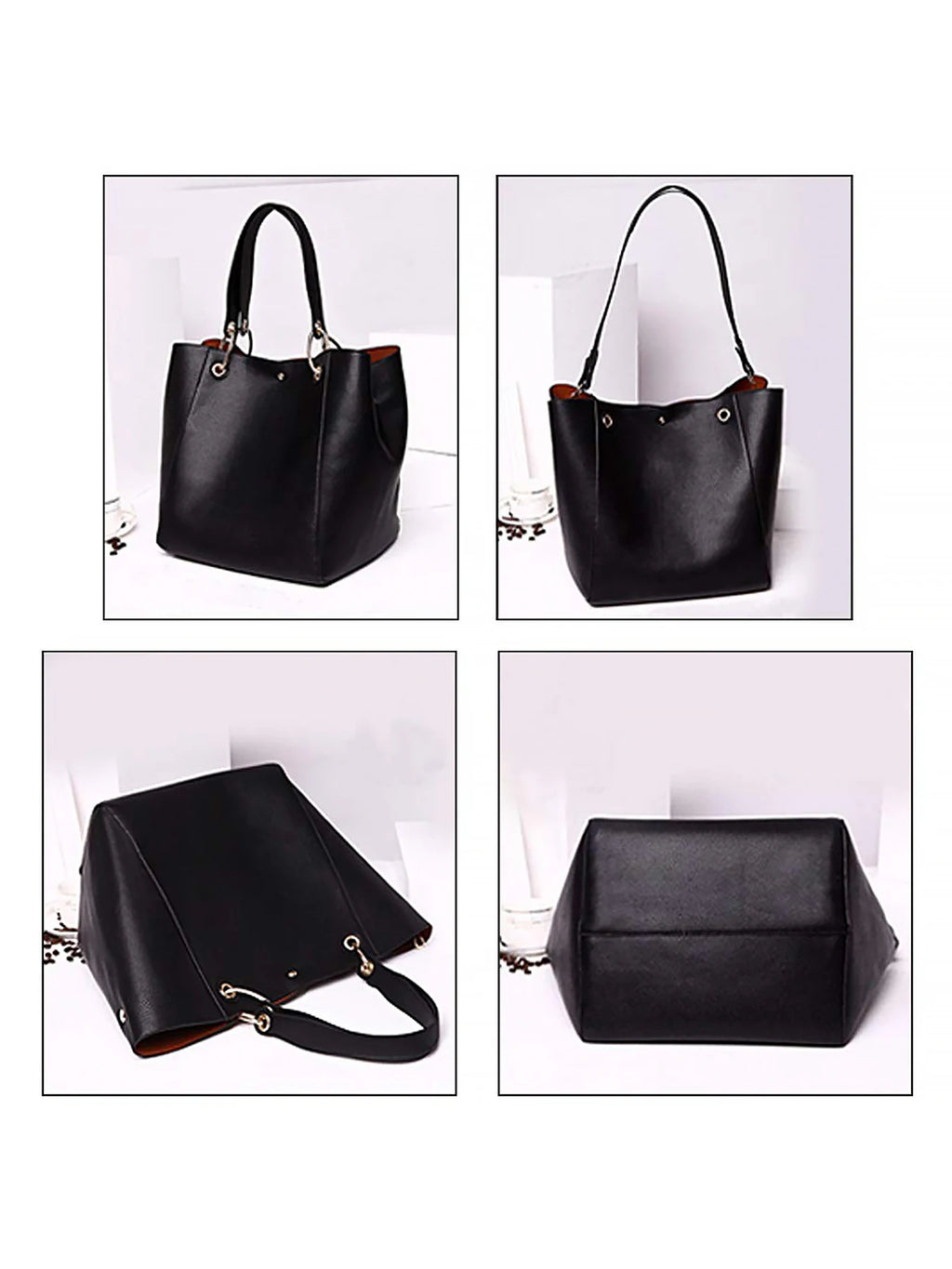 Sac Cabas Femme Polyester Imperméable Carré – CLEVI Paris