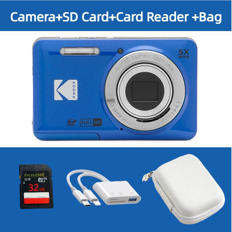Kodak PIXPRO FZ55 Appareil Photo Compact 16MP Zoom 5x Grand Angle 28mm | Vidéo 1080p