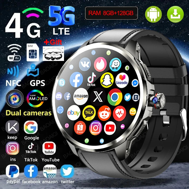 Montre connectée AMOLED 1,95 pouce GPS – CLEVI Paris