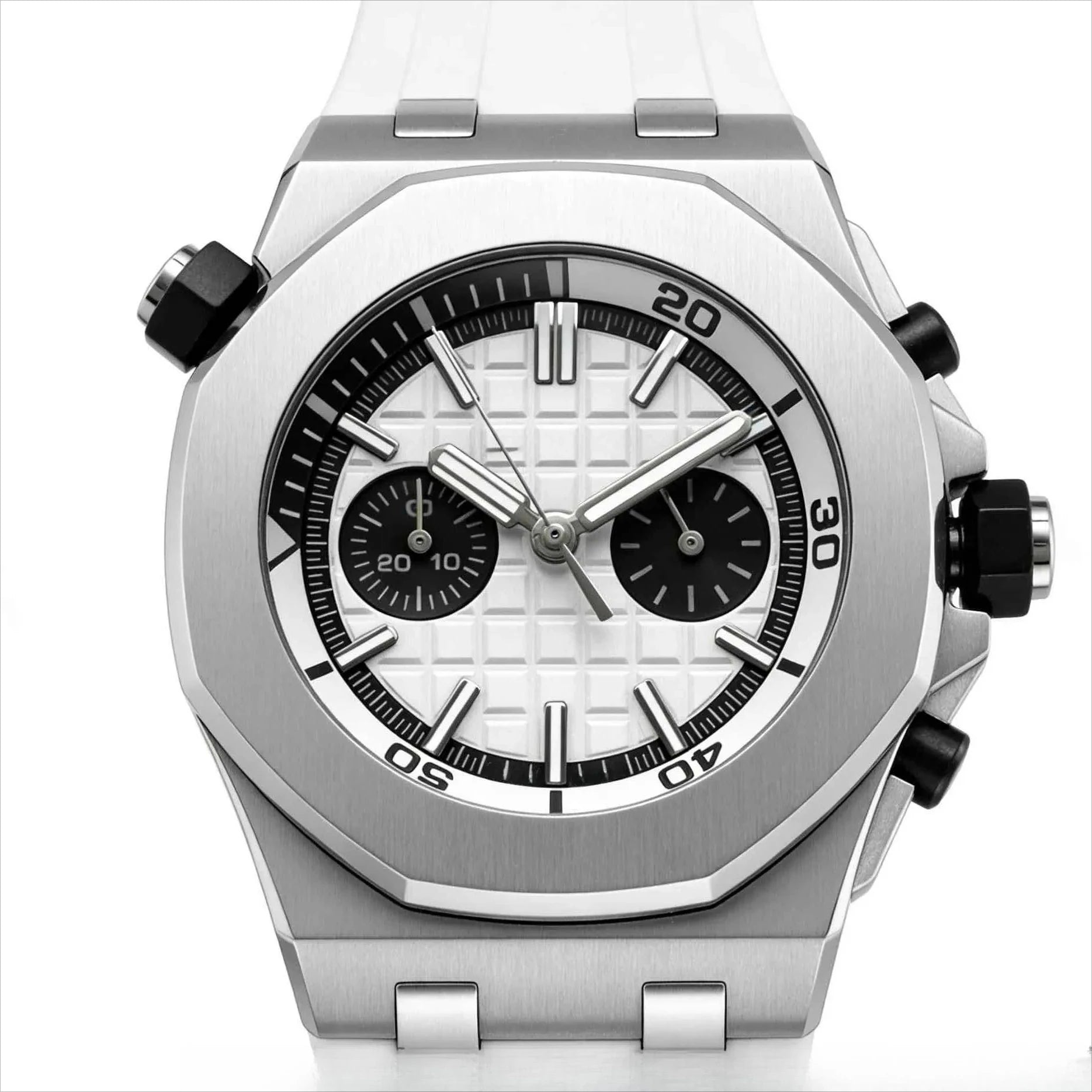 Montre Homme 42mm Acier 904L Mouvement Quartz Style Luxe – CLEVI Paris