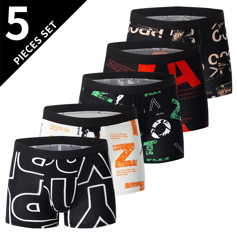 Lot de 4/5 Boxers Homme – Tailles Européennes & Motifs Mode – CLEVI Paris