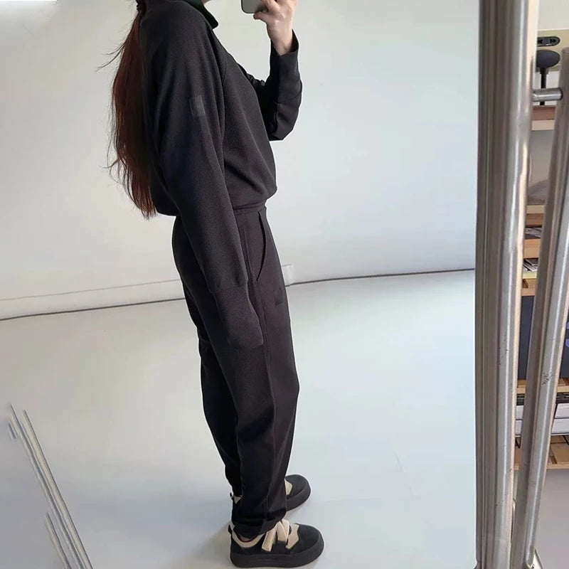Ensemble femme haut manches longues et pantalon – CLEVI Paris