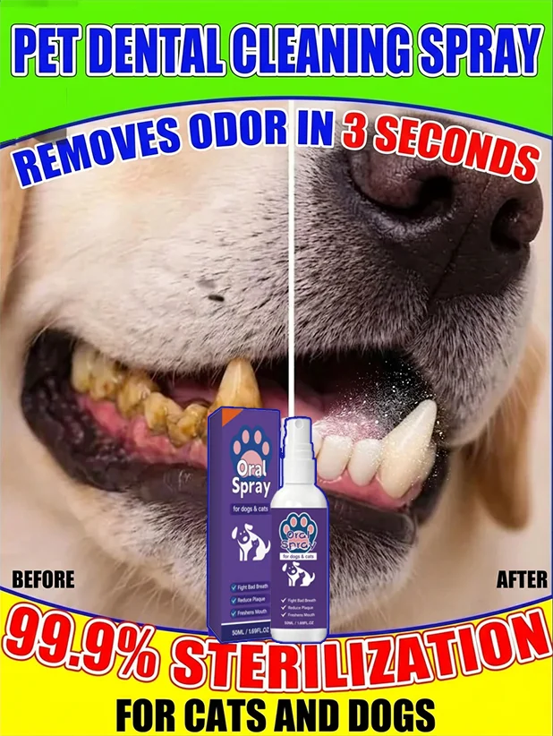Spray bucco-dentaire pour chiens et chats – CLEVI Paris