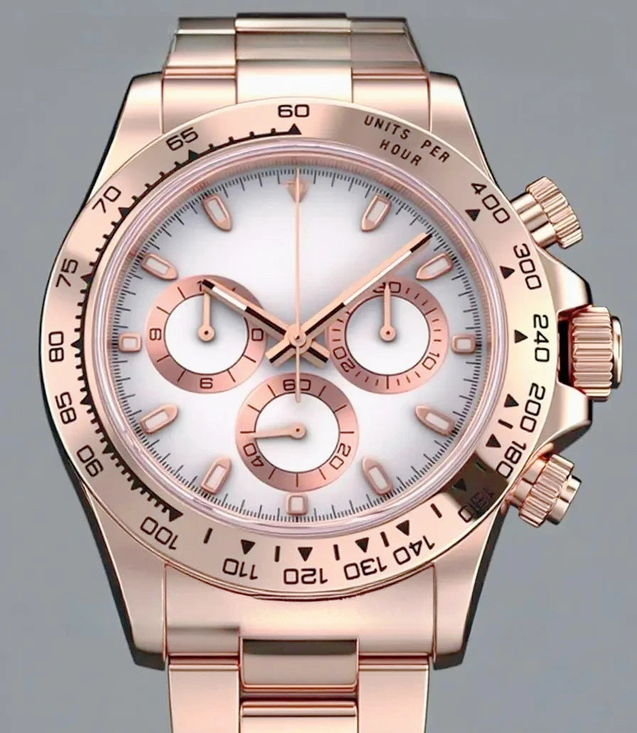 Montre Automatique Homme Acier Inoxydable 904L Calendrier Lumineuse – CLEVI Paris