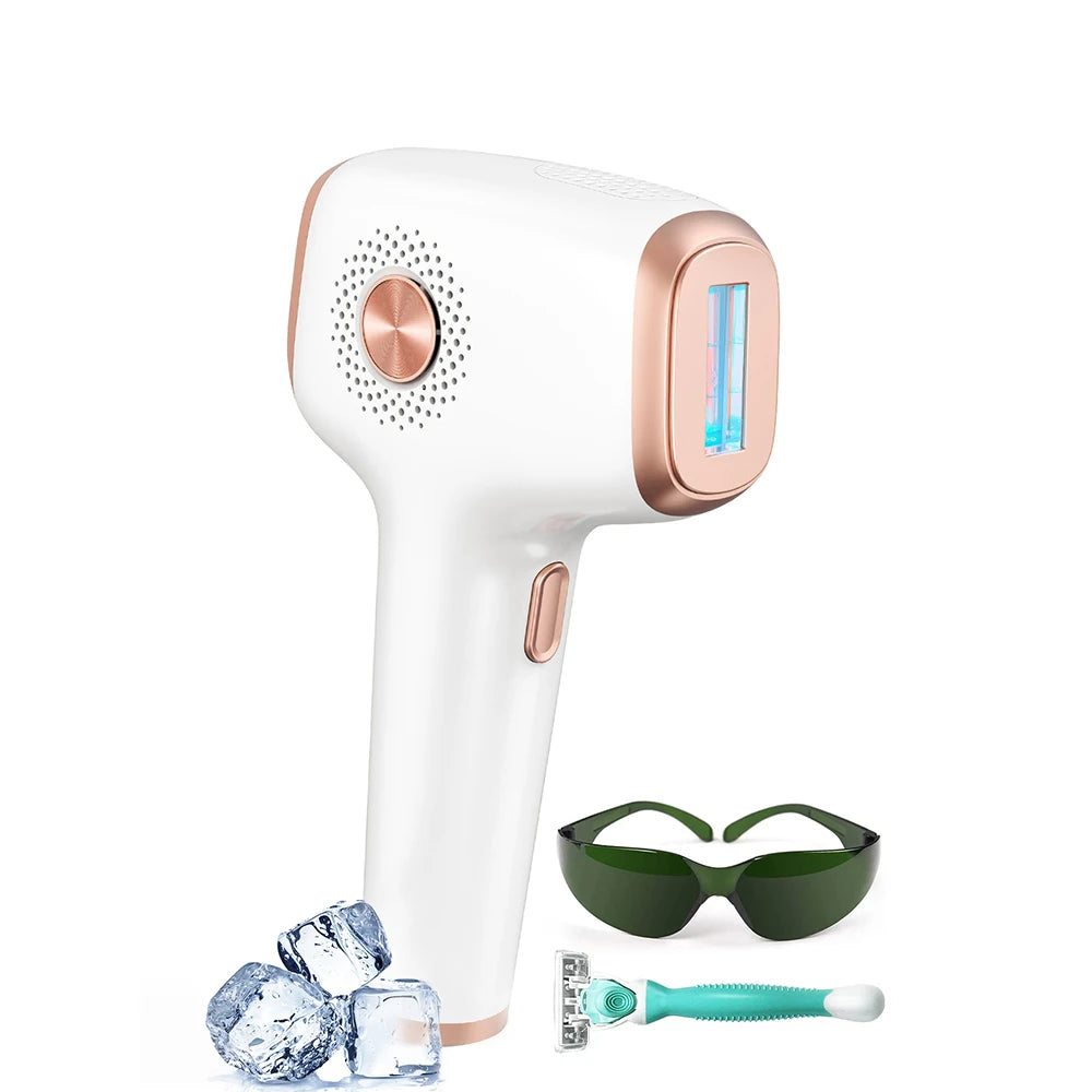 Épilateur IPL INNZA TM016 – Refroidissement Ice Cooling, 999 999 Flashs, Femme